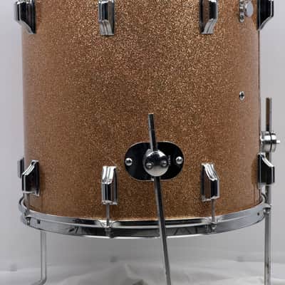 Rogers 20/12/16" 60's Headliner Holiday Drum Set - Champagne Sparkle image 16