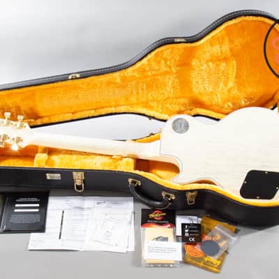 2024 Gibson Custom M2M ’68 Les Paul Custom Nordic Blue 5A Quilt Top TV White COA image 7