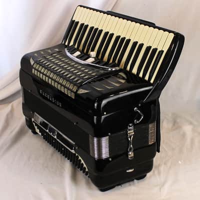 8213 - Black Excelsior Symphony Grand Made in USA Piano Accordion LMMH 41 120 image 3