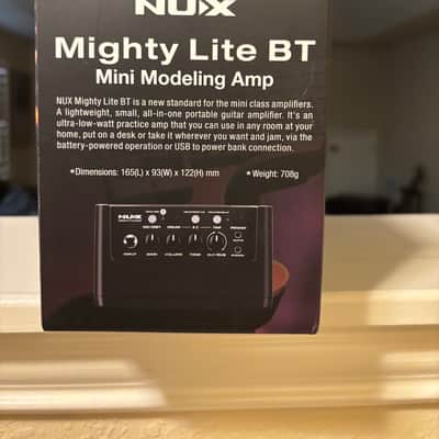 NuX Mighty Lite BT 3-Watt Desktop Bluetooth Guitar Combo 2020s Black image 6