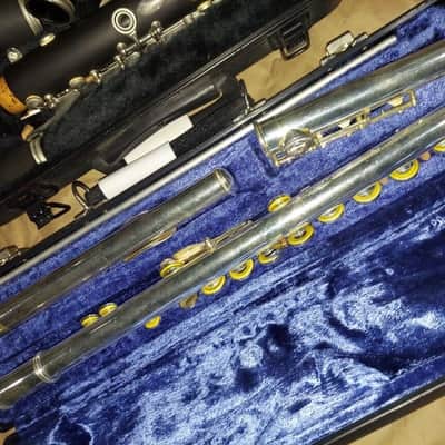 BOTH: Mark Clarinet AND Mark Flute, USA, with cases, Very Good Condition image 8