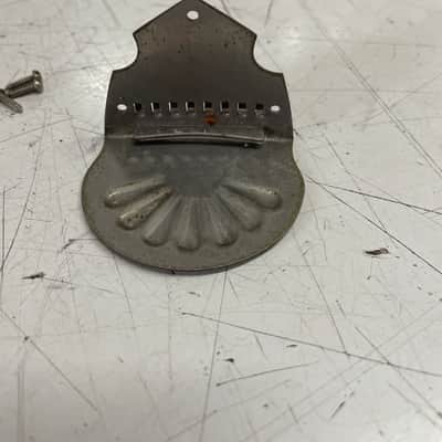 Harmony/Kay Tailpiece 1950,s - Nickel image 3