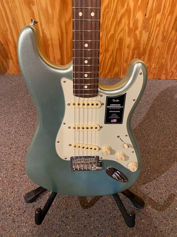 Fender American Professional II Stratocaster - Rosewood Fretboard - Mystic Surf Green w/ Hard Case image 1