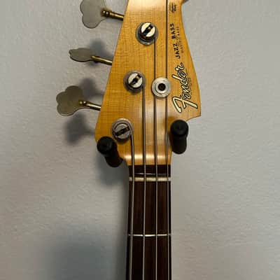 Fender 1962 Jazz Bass Relic - Aged Sherwood Green Metallic 2024 - Aged Sherwood Green Metallic image 6
