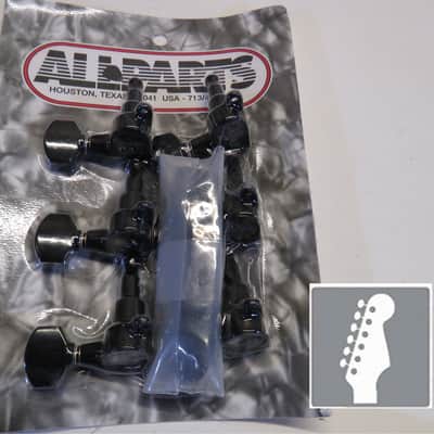Gotoh 6-in-Line tuners black image 1