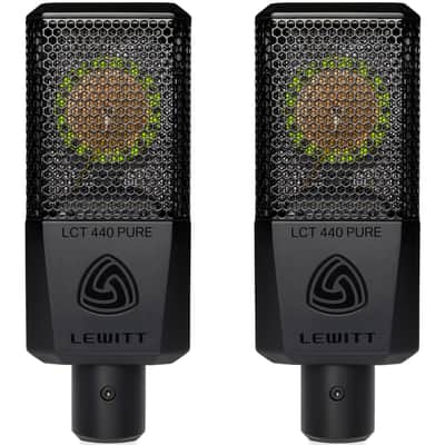 Lewitt LCT 440 PURE Large Diaphragm Condenser Microphone - Stereo Pair image 1