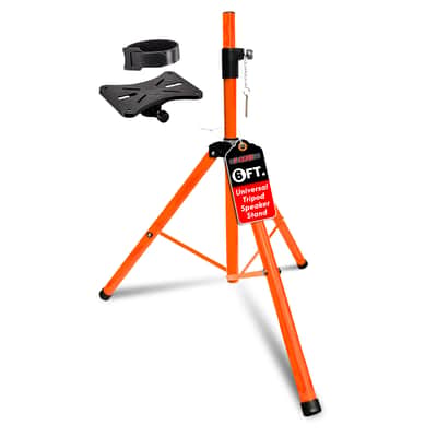 5 Core Speaker Stand Tripod Heavy Duty Adjustable 72" Universal Mount for PA DJ Studio image 2