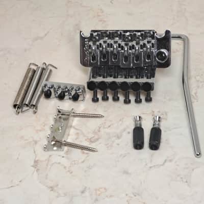 Floyd Rose- Charvel So-Cal 1000 Series Double-Locking Tremolo Bridge w/ 37 Brass Block- Chrome- New Pulloff image 1