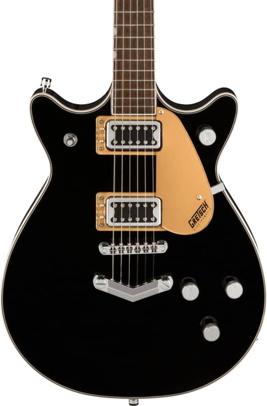 Gretsch G5222 Electromatic Double Jet Guitar BT with V-Stoptail, Laurel Fingerboard, Black image 1