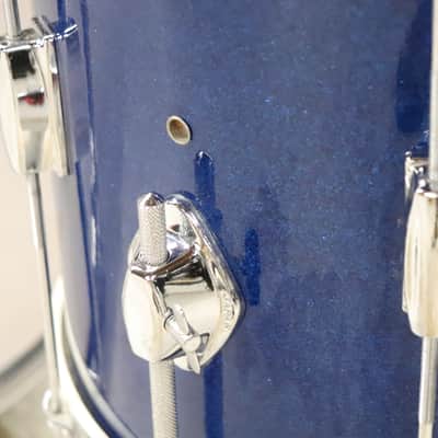 Stetson Japanese 3pc Drum Kit Set Blue Sparkle Vintage 1960's 20/14/12" image 18