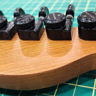 Carparelli Locking Loaded Left Handed or Reverse Headstock T-STyle Neck - Nitro image 6