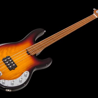 Music Man USA Stingray 4 Fretless BFR Vintage Sierra Burst - Limited Edition image 14