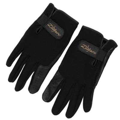 Zildjian Touchscreen Drummer's Gloves Black Large