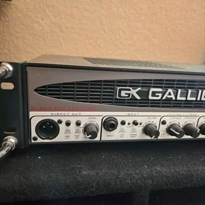 Gallien-Krueger 700RB-II 450-Watt Biamp Bass Amp Head 2010s - Black / Silver imagen 2