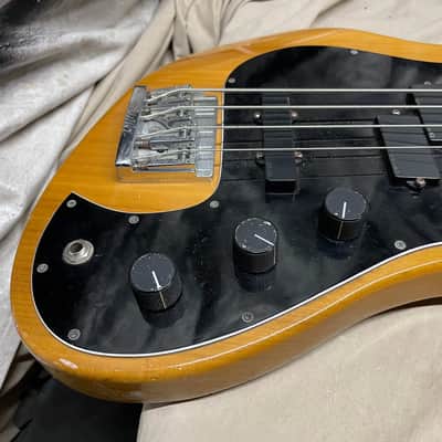 Guild USA SB-602 SB602 Pilot Bass 4-String with Case 1987 Natural image 7