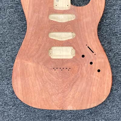 KSG HSS Super Strat Style Body - Maple Body with Padauk Top image 1