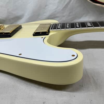 ESP LTD Deluxe Phoenix-1000 Guitar 2024 - Vintage White image 16