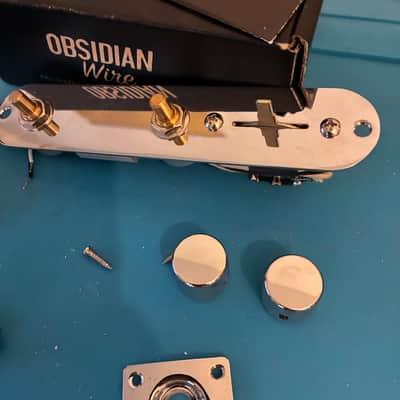 ObsidianWire Telecaster Vintage 3-Way Control Plate - Chrome image 2