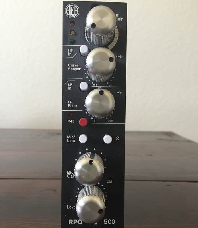 AEA RPQ500 Ribbon Pre with Curve Shaper 500 Series Module image 1