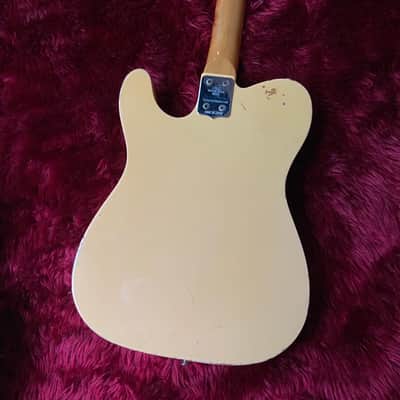 c.1967-Burns/Teisco Telecaster Style Bass MIJ Vintage Bass “White” image 9