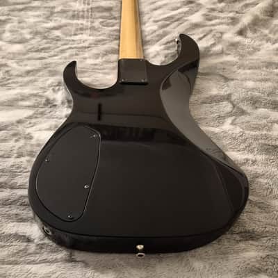 1990 Ibanez Roadbass RD707-BK w/ EMG Pickups - MIJ - Fujigen - Black - Active - 4-String Bass image 11