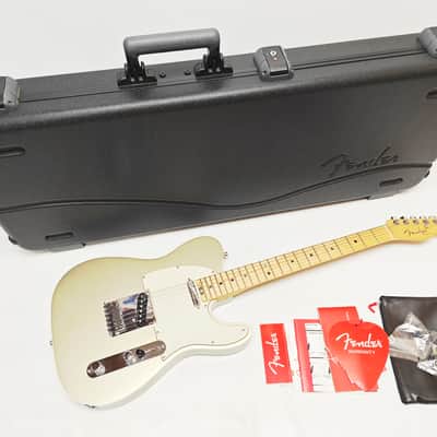 Fender American Elite Telecaster Champagne USA 2017 Maple Fretboard Electric Guitar, f6079 image 1