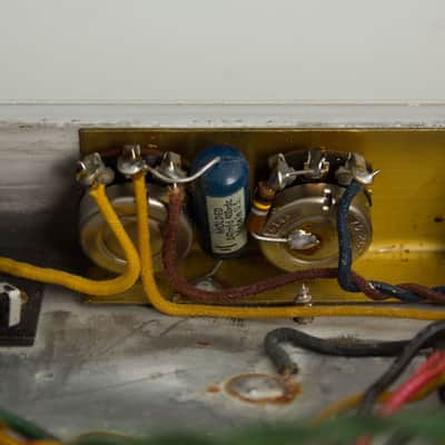 Immagine Fender Tremolux 6G9-A Piggyback Tube Amplifier (1962), ser. #00854. - 12