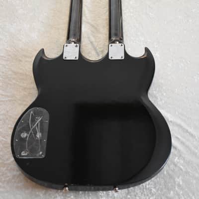 Ibanez 2402 Double Neck Bass / Guitar 1975 Midnight Blue with Lightning image 11