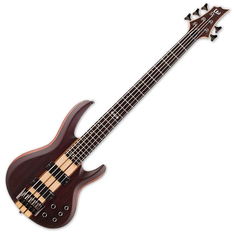 ESP LTD B-5E Mahogany image 1