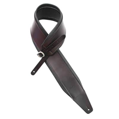 Walker And Williams FPB-05 Pro Ultra Series Dark Hickory Brown Premium Leather Strap With Buckle image 1
