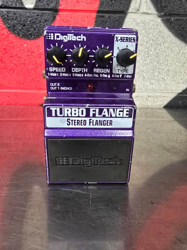 DigiTech Turbo Flange Stereo Flanger 2000s - Purple Sparkle image 1