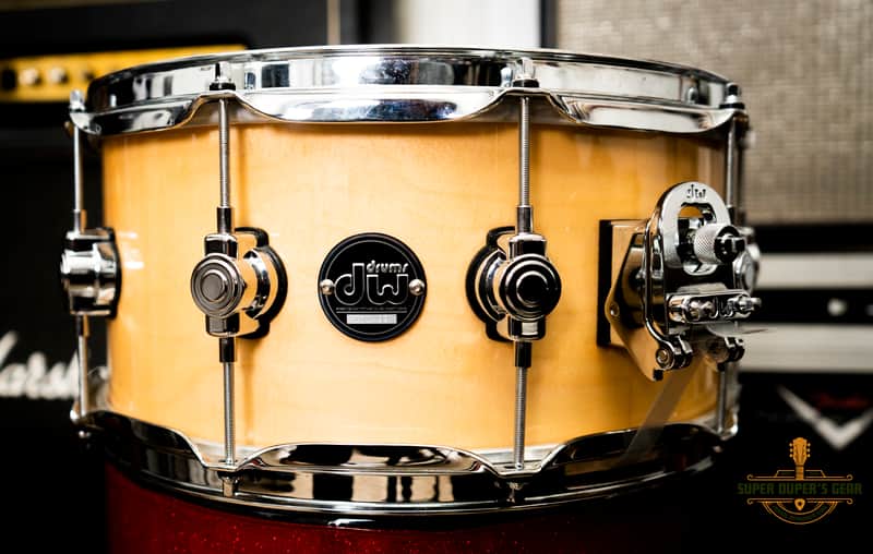 DW Performance Series 5.5x14" Maple Snare Drum 2010 - Present - Natural With Gig Bag image 1