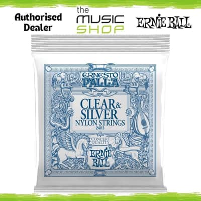 Ernie Ball Ernesto Palla Nylon Classical Guitar Strings, Clear & Silver - 2403 image 1