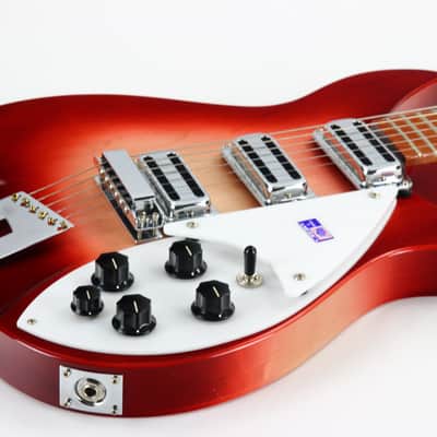 2002 Rickenbacker 350V63 FG Fireglo Toaster Pickup Reissue Long Scale image 17