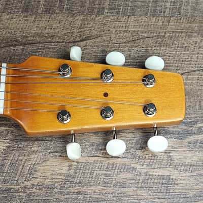 MyDream Partcaster Custom Built -Torch-burned Snake Head 1949 Proto image 4