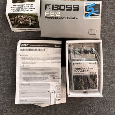 BOSS FB-2 Feedbacker/Booster – Near Mint – Original Box & Manual image 1