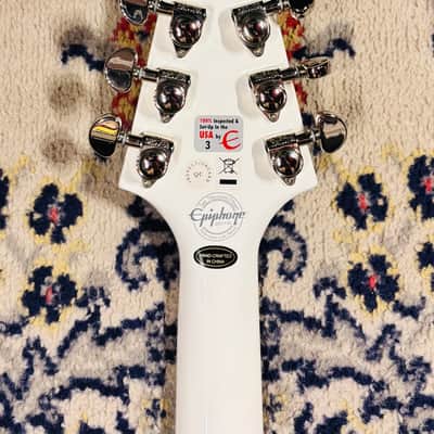 2016 Epiphone Brendon Small Signature "Snow Falcon" Flying V Dethklok Metalocalypse - Snow Burst - Limited Edition w/ Original Soft Case image 6