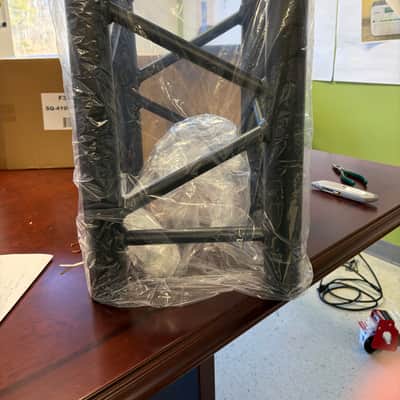 Global Truss SQ-4109 F34 12" Square Truss 1.64'/0.5m Straight Segment Black- new in box image 1