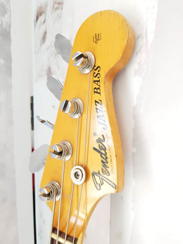 Fender Jazz bass 1968 - Olympic white image 1