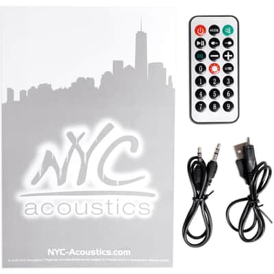 NYC Acoustics X-Tower Bluetooth Karaoke Machine System w/LED's+(2) Wireless Mics image 9