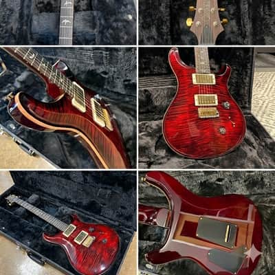 PRS Custom 24 10-Top 2023 Fire Smoke-burst image 15