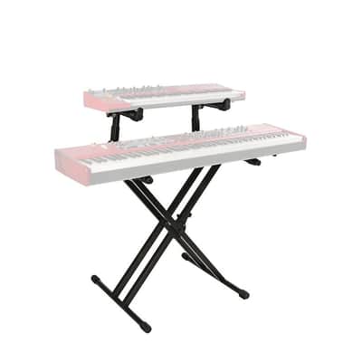 Quik Lok QL-742 USA Double Tier Double Brace Keyboard Stand image 4