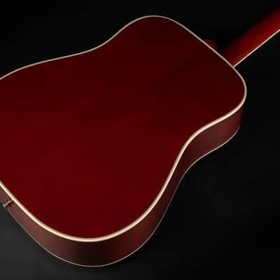 2008 Gibson Custom Shop Hummingbird TV True Vintage - Heritage Cherry Sunburst VOS | USA All Solid Square Shoulder 1960 Reissue Dreadnought Acoustic Guitar Limited Edition 1 of 167 Madagascar Rosewood | CoA OHSC image 13
