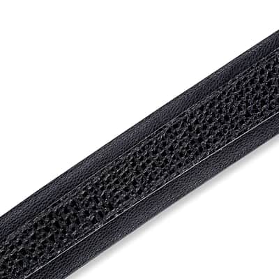 Levy's - MG317DRT-BLK - 2.5" Garment Leather Guitar Strap Dart Design - Black image 3