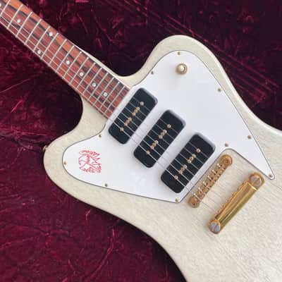 Gibson Custom shop Firebird No Reverse P90 -2003 White TV image 6