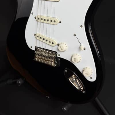 Squier Classic Vibe 50's Stratocaster Electric Guitar Gloss Black Finish image 4