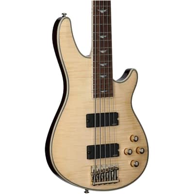 Schecter Omen Extreme-5 5-String Electric Bass, Gloss Natural image 3