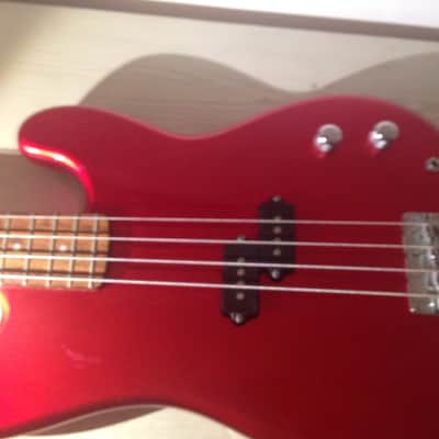 Phantom guitars bass Red 1980's rare image 7