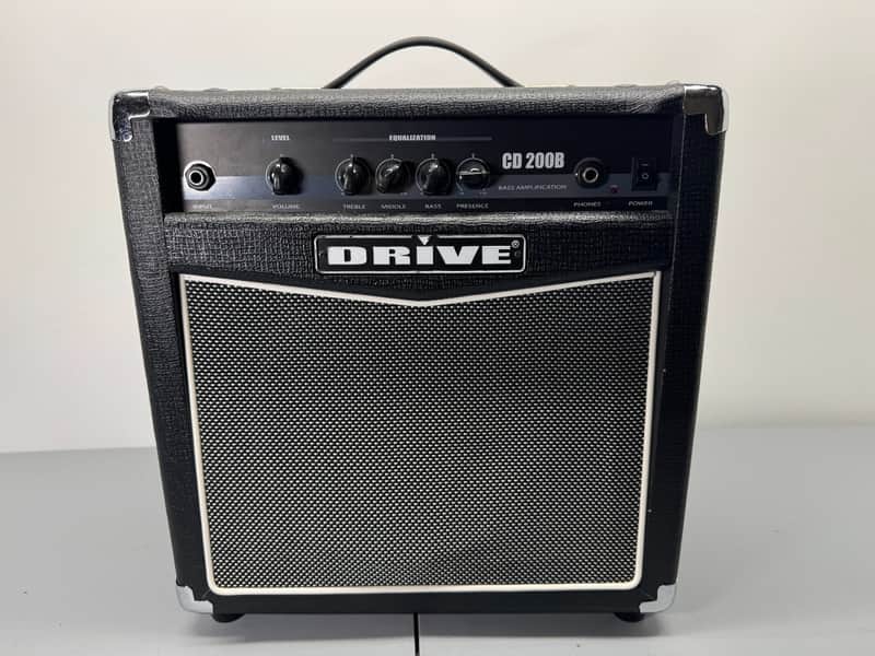Drive CD200B Black Solid State Practice Combo Single Speaker Bass Guitar Amp image 1