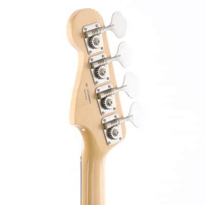 Fender 2023 Collection MIJ Traditional 60s Precision Bass in Olympic White with a Red Competition Stripe [JD23006843] (06/04) image 12